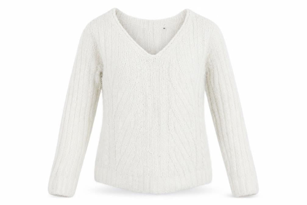 Marks and Spencer Womens Ivory   Pullover Jumper Size XS
