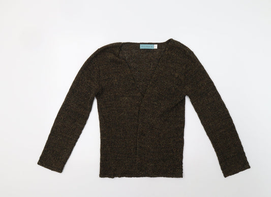 Mermaid Womens Green  Knit Cardigan Jumper Size S