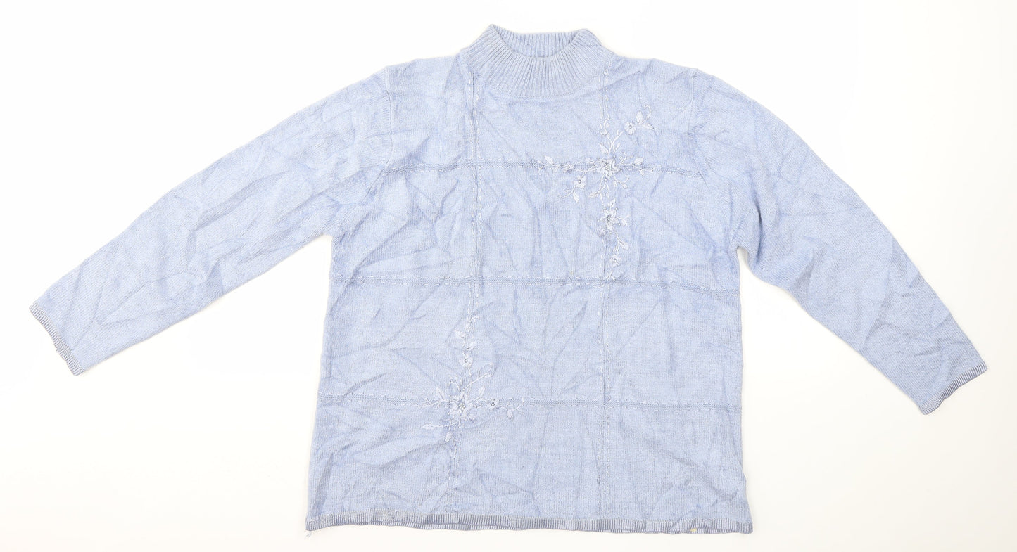 Fay Louise Womens Blue   Pullover Jumper Size L