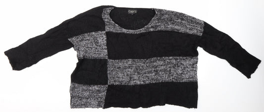 Capri Womens Black   Pullover Jumper Size S