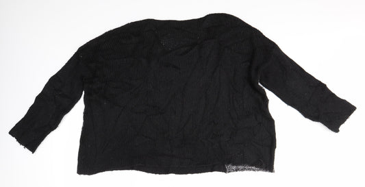 Capri Womens Black   Pullover Jumper Size S