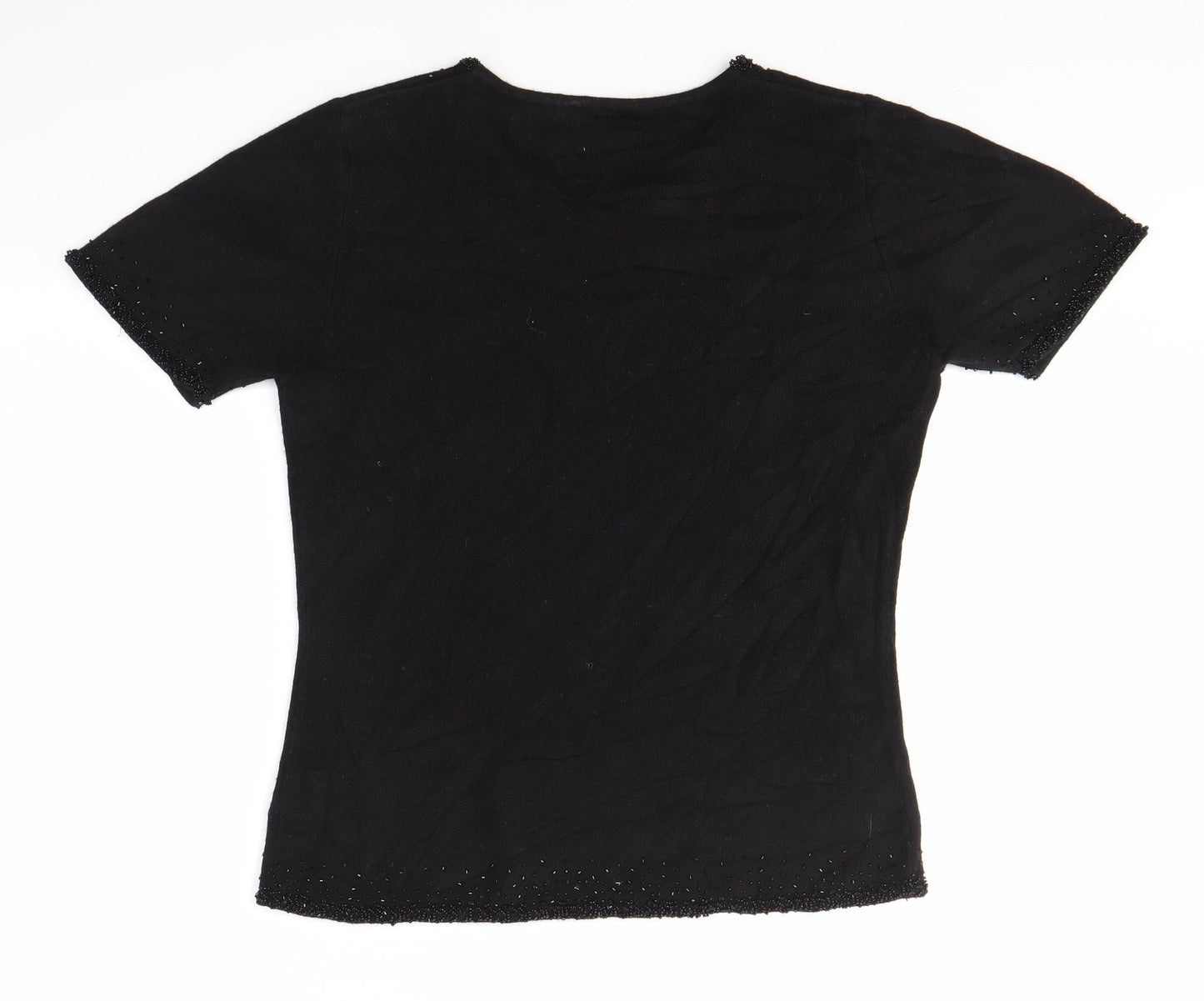 Fabrizio Womens Black   Pullover Jumper Size S