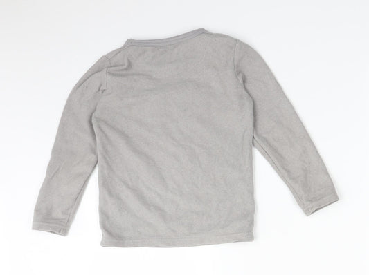 Primark Boys Grey   Pullover Sweatshirt Size 6-7 Years  - ROBOT
