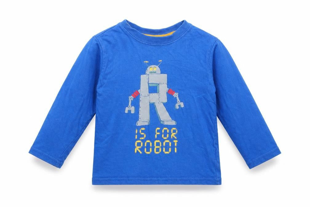 Gap Baby Blue   Basic T-Shirt Size 18-24 Months  - ROBOT
