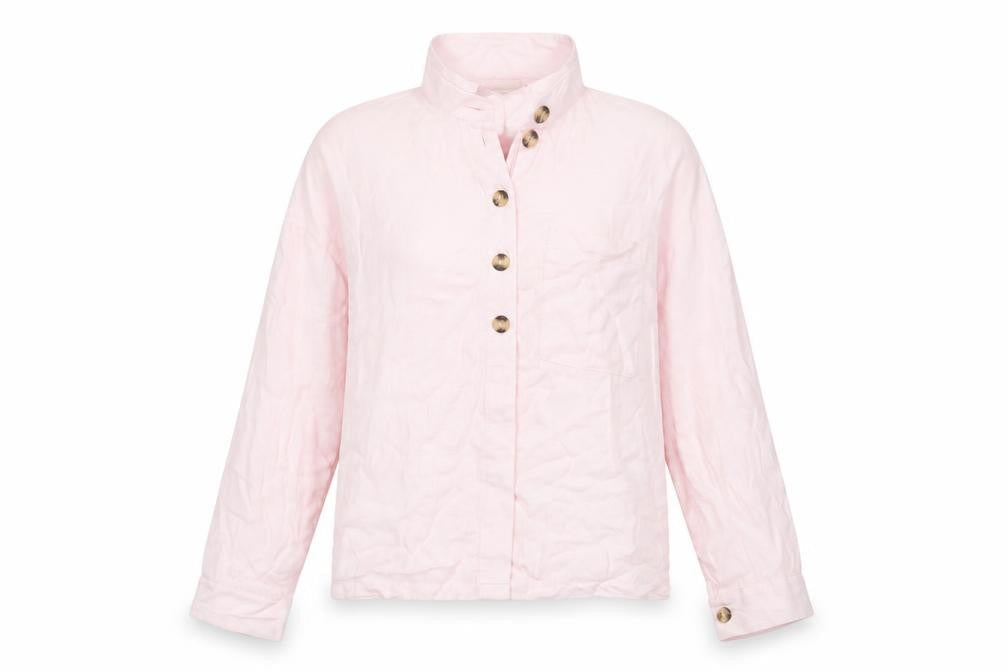 Topshop Womens Pink   Basic Button-Up Size 14