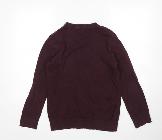 H&M Mens Purple   Pullover Jumper Size S