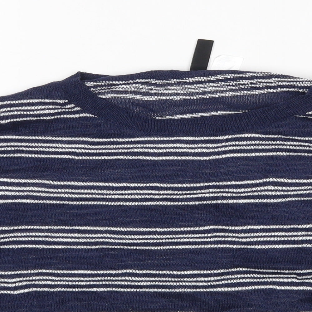 H&M Womens Multicoloured Striped  Pullover Jumper Size S