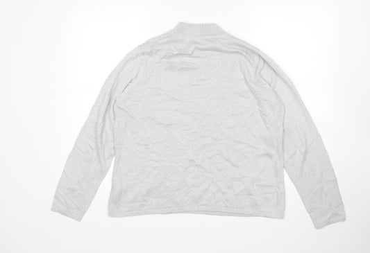BM Womens Silver   Pullover Jumper Size M