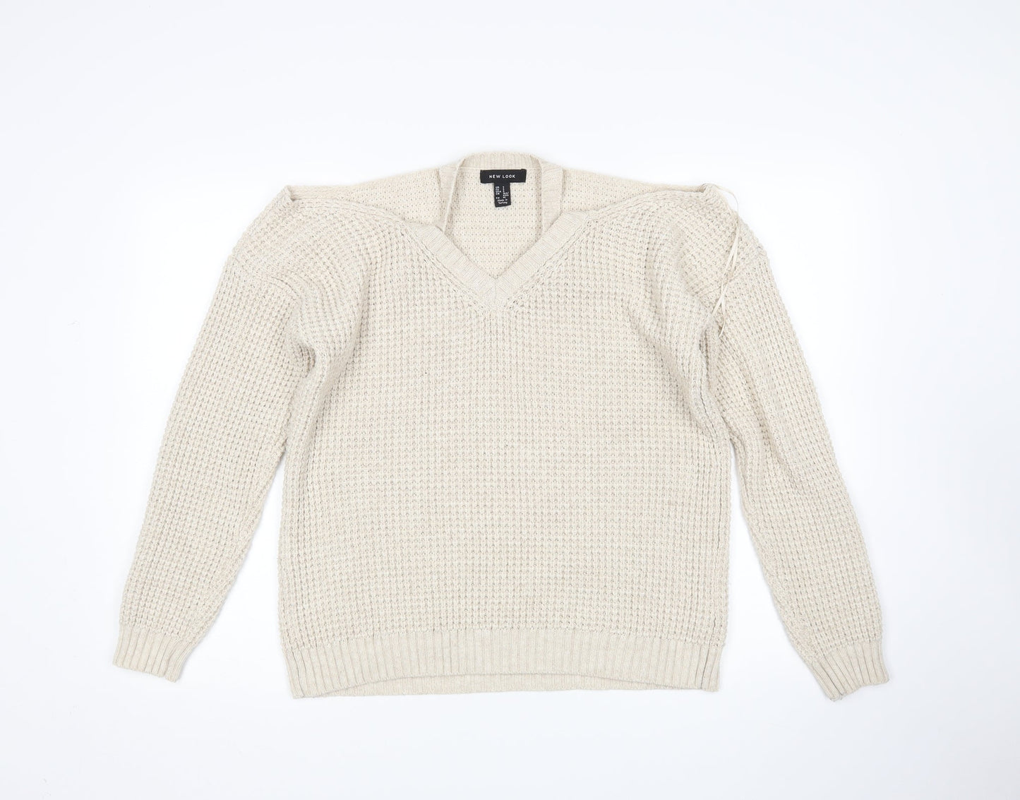 New Look Womens Beige   Pullover Jumper Size S