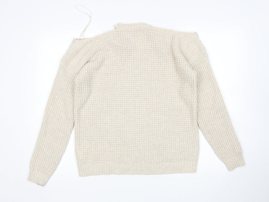 New Look Womens Beige   Pullover Jumper Size S