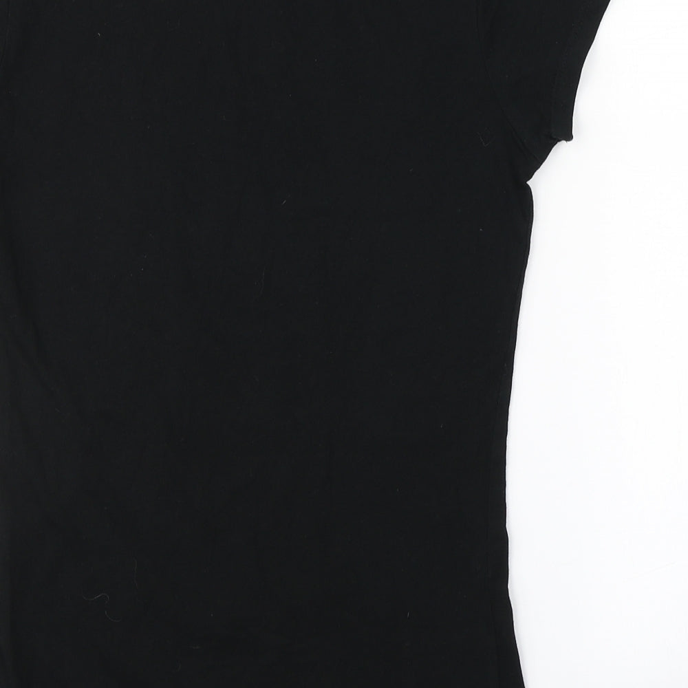 Preworn Womens Black   Basic T-Shirt Size S  - San Francisco California
