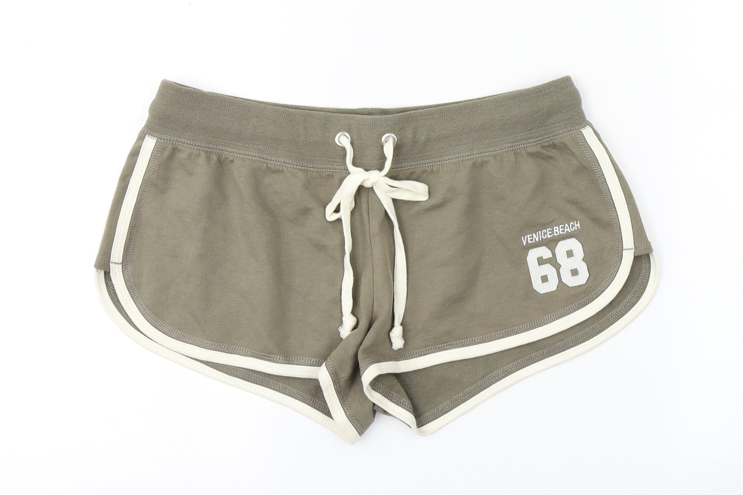 Venice Beach Womens Green   Sweat Shorts Size 10