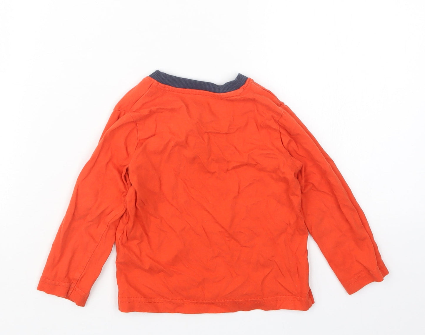Nutmeg Boys Orange   Basic T-Shirt Size 12-18 Months