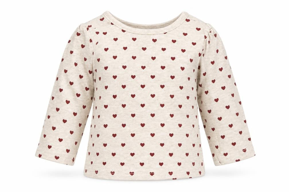Early Days Girls Beige Polka Dot  Basic T-Shirt Size 0-3 Months