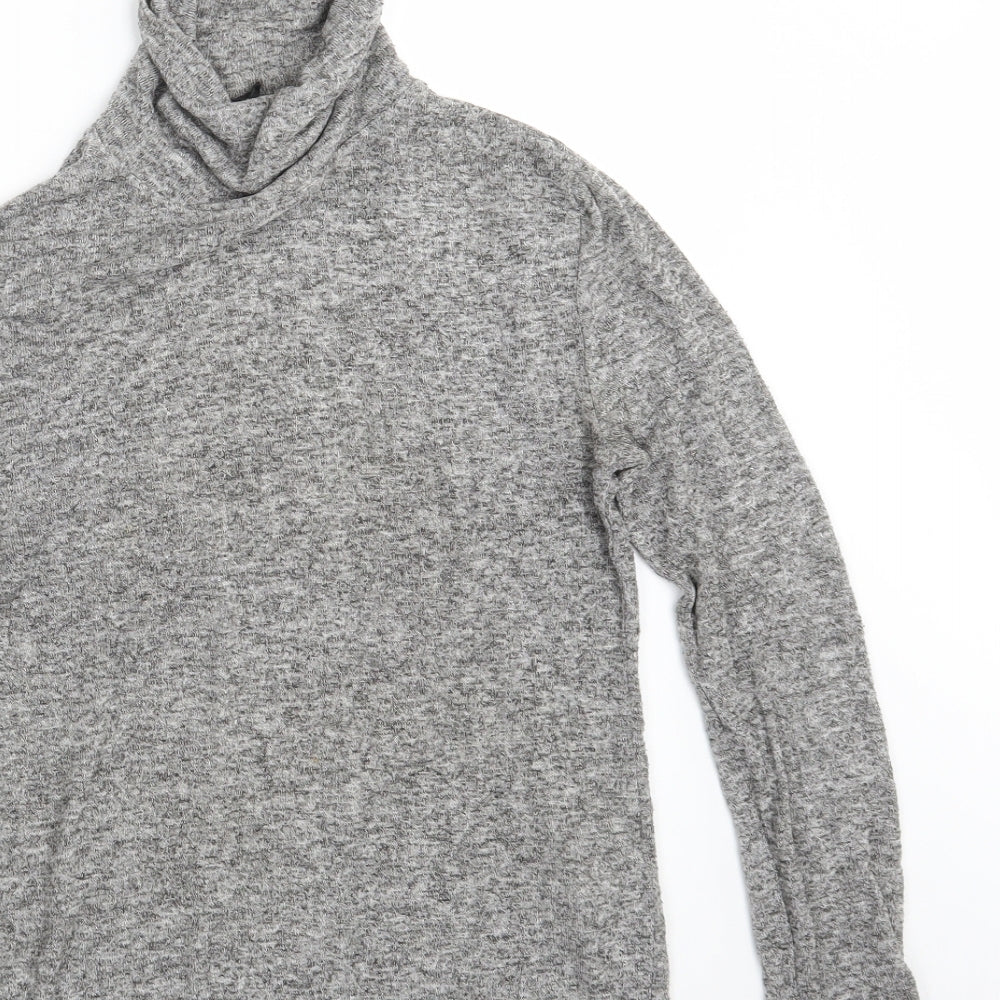 FOREVER 21 Womens Grey  Rayon Pullover Sweatshirt Size S
