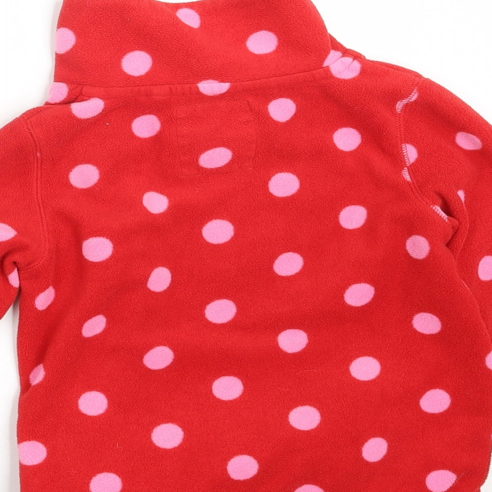 NEXT Girls Red Polka Dot  Pullover Jumper One Size
