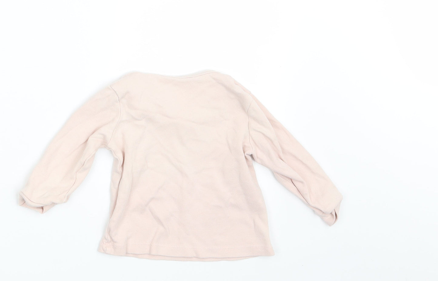 George Girls Pink   Basic T-Shirt Size 9-12 Months