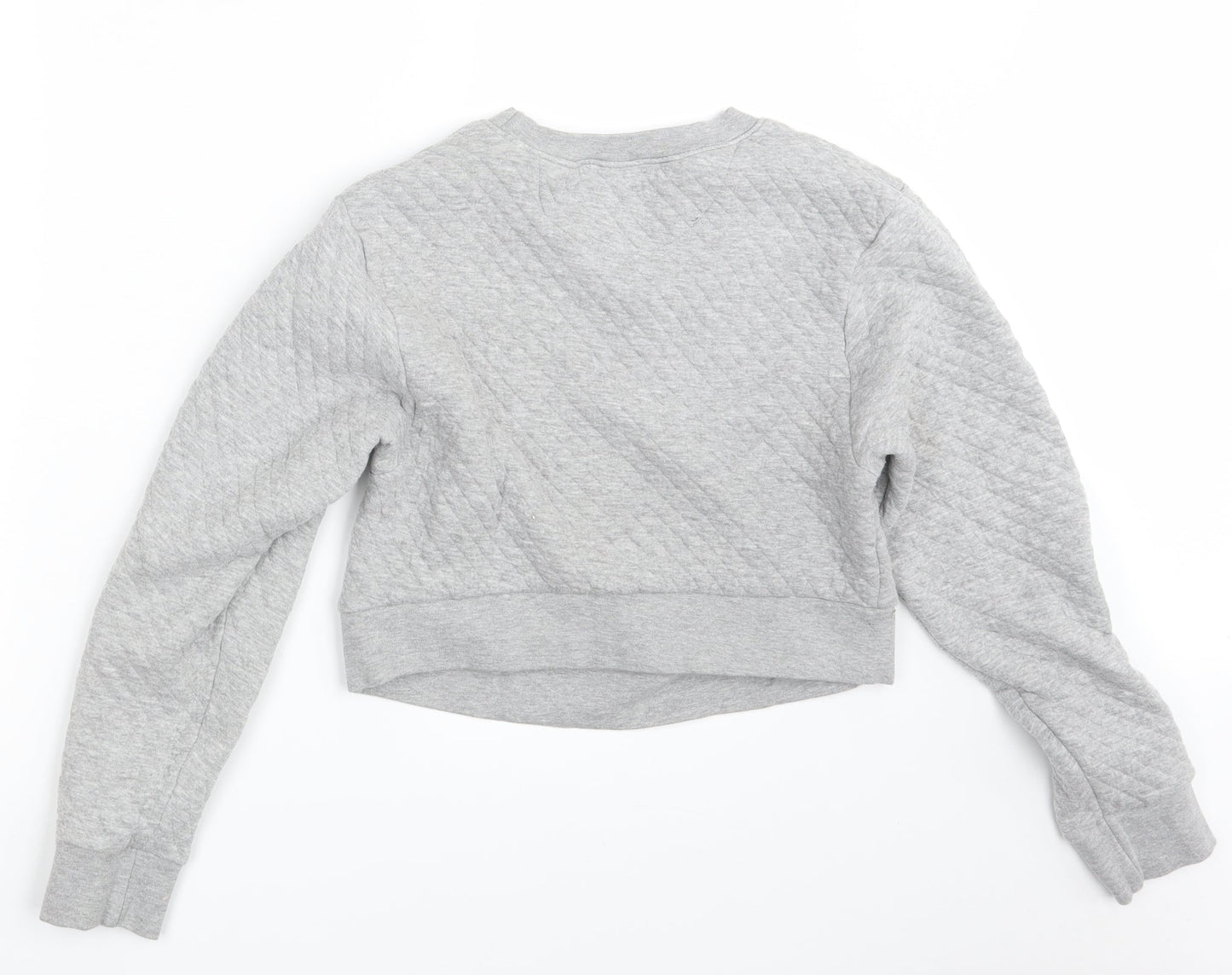 R. W. C Womens Grey   Pullover Sweatshirt Size M  - Cropped