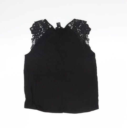 H&M Womens Black   Basic Tank Size S