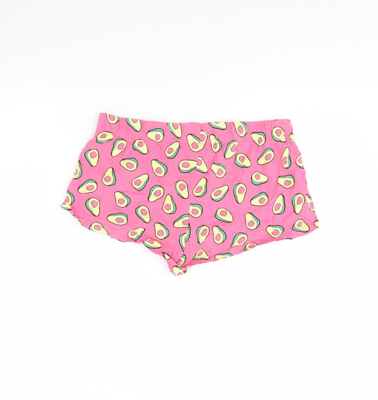 Anne Summers Womens Pink Solid  Cami Pyjama Pants Size 8