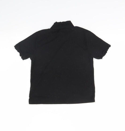 Primark Girls Black   Basic Blouse Size 12 Years