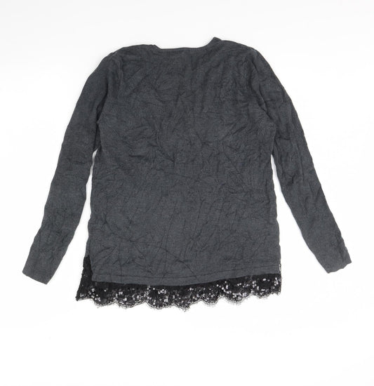 Gerry Weber Womens Grey   Pullover Jumper Size 12