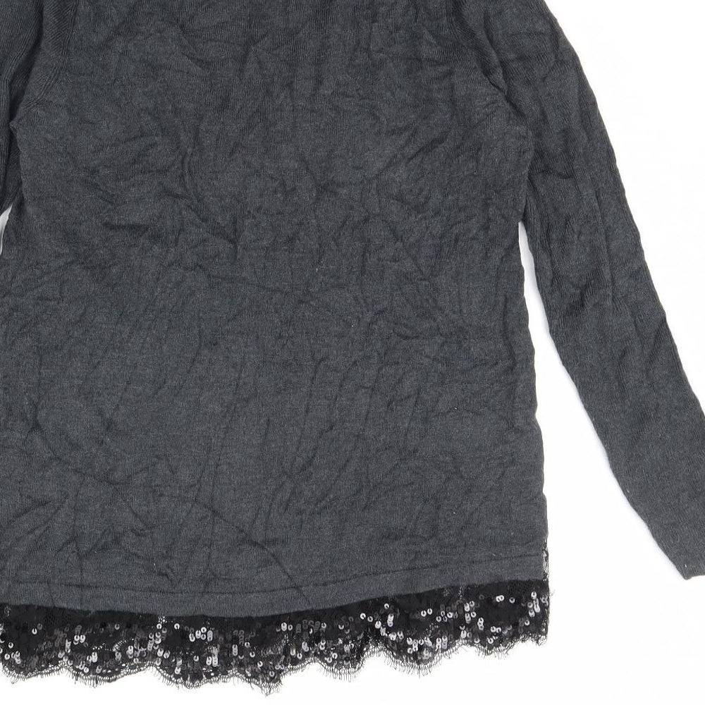 Gerry Weber Womens Grey   Pullover Jumper Size 12