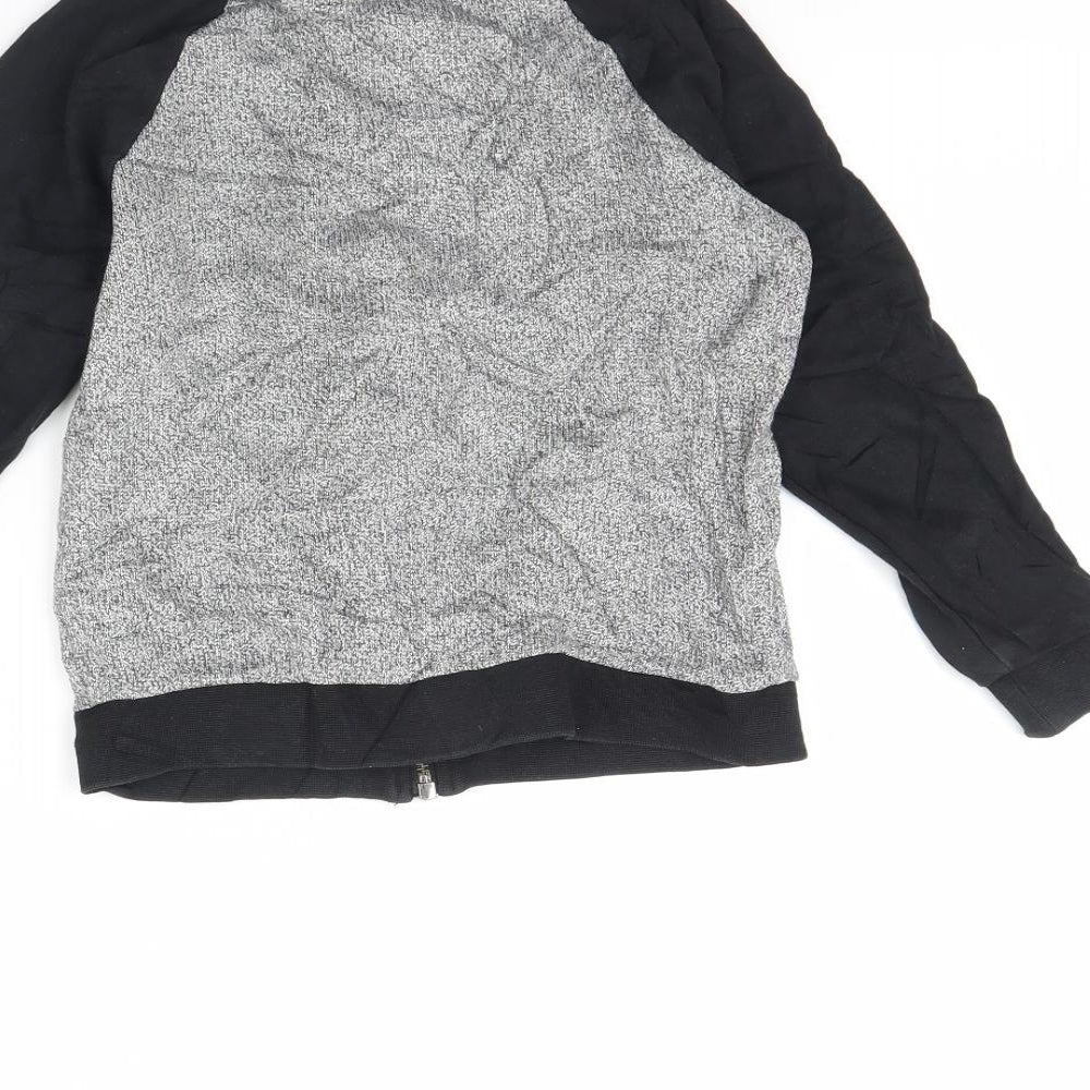 M&s Boys Grey   Jacket  Size 7 Years