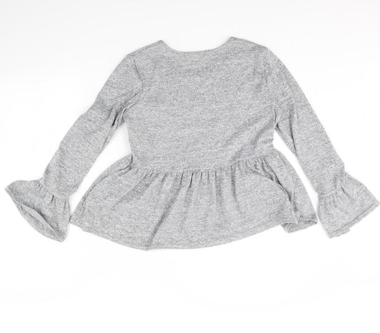 Boohoo Womens Grey   Pullover Jumper Size 8