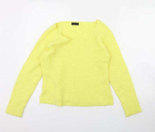 Vera Moda Womens Yellow   Pullover Jumper Size XS