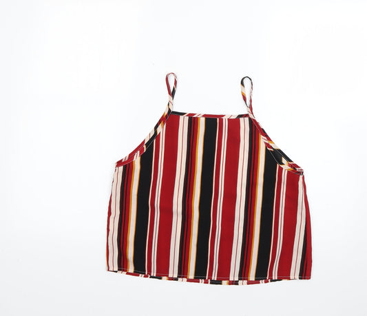 Glamorous Womens Multicoloured Striped  Basic Blouse Size S