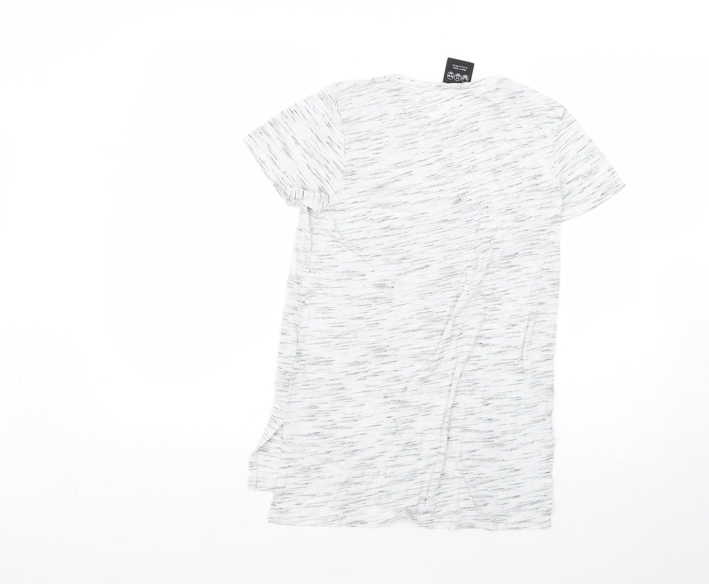 yd Girls Grey   Basic T-Shirt Size 12-13 Years
