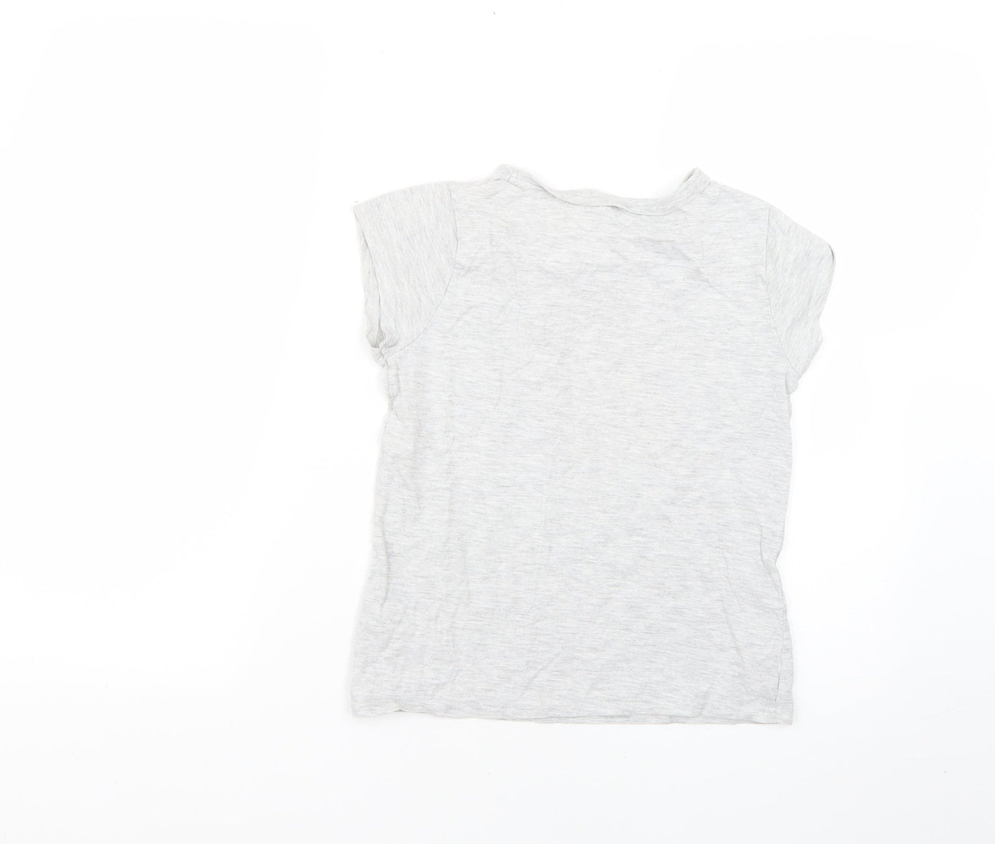 George Boys Grey   Basic T-Shirt Size 9-10 Years