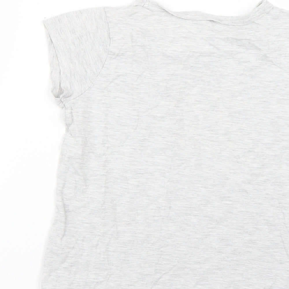 George Boys Grey   Basic T-Shirt Size 9-10 Years