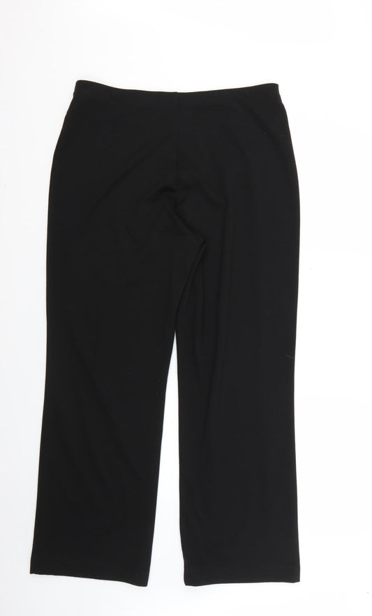 isle Womens Black   Trousers  Size 16 L28 in