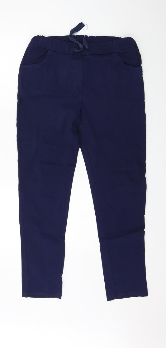 Preworn Womens Blue   Trousers  Size 34 in L28 in