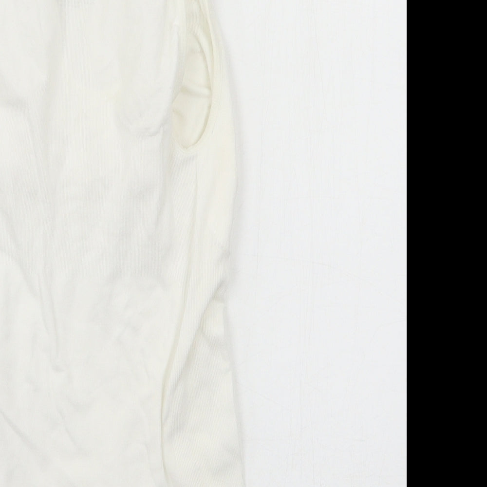 Camishpaes Womens White   Basic Tank Size L