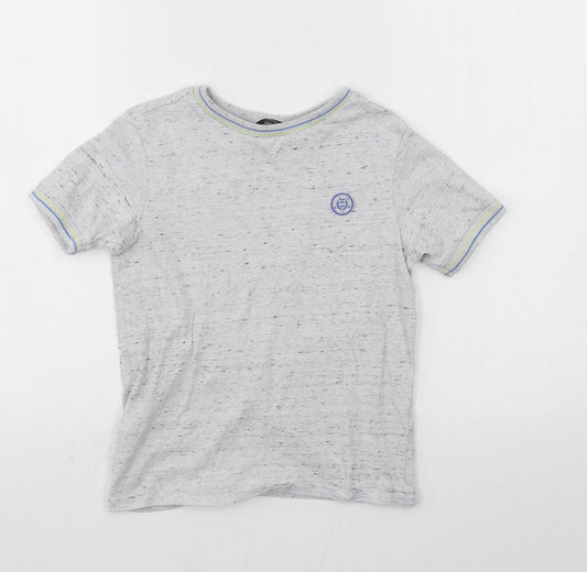 George Boys Grey  Jersey Basic T-Shirt Size 6-7 Years