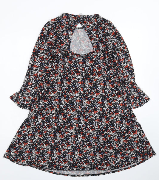 Red Herring Womens Multicoloured Floral  Fit & Flare  Size 10