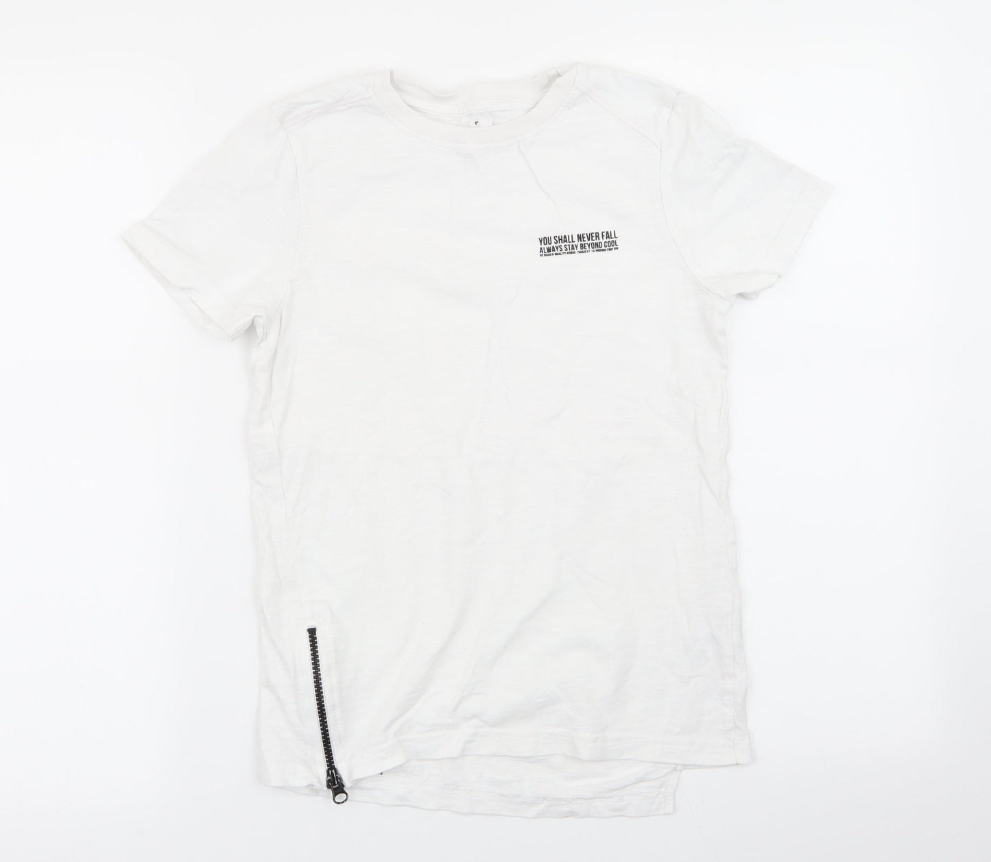 Nutmeg Boys White   Basic T-Shirt Size 9-10 Years
