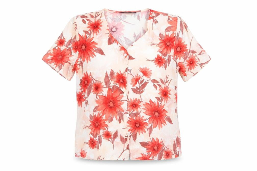 Debenhams Womens Multicoloured Floral  Basic Button-Up Size 10