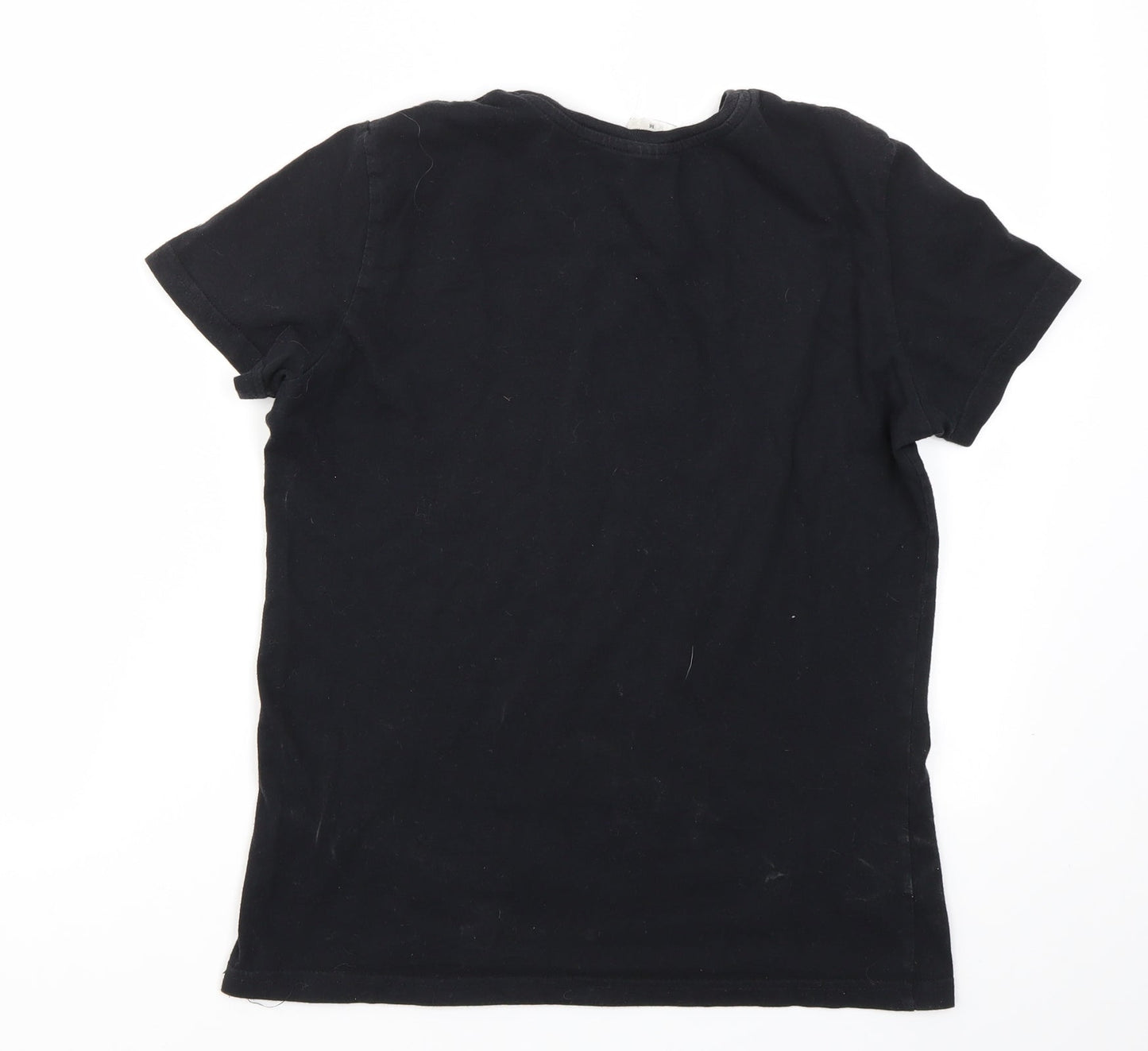 Stedman Boys Black Geometric  Basic T-Shirt Size M