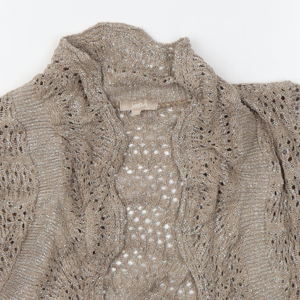 Soon Womens Brown   Cardigan Jumper Size 12