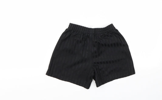 George Boys Black   Sweat Shorts Size 5-6 Years