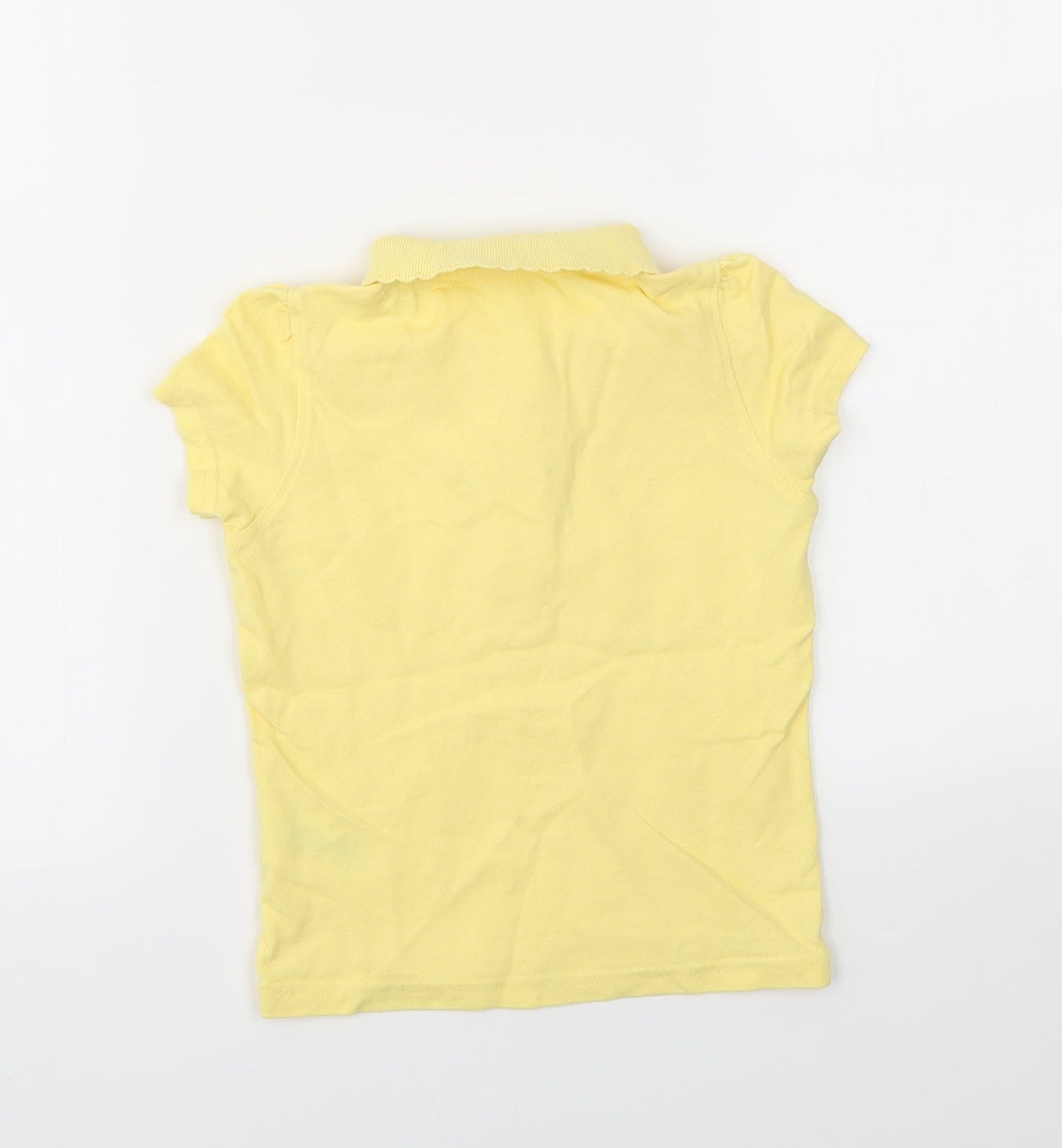 George Girls Yellow   Basic T-Shirt Size 3-4 Years