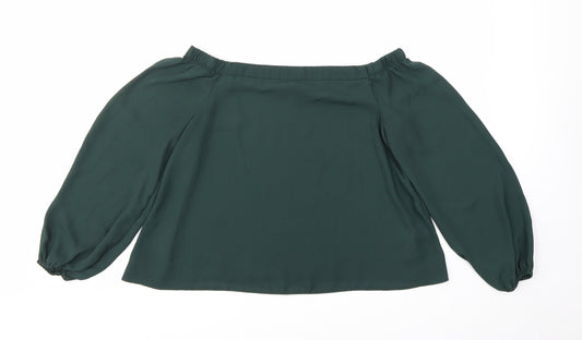 New Look Womens Green   Basic Blouse Size 10