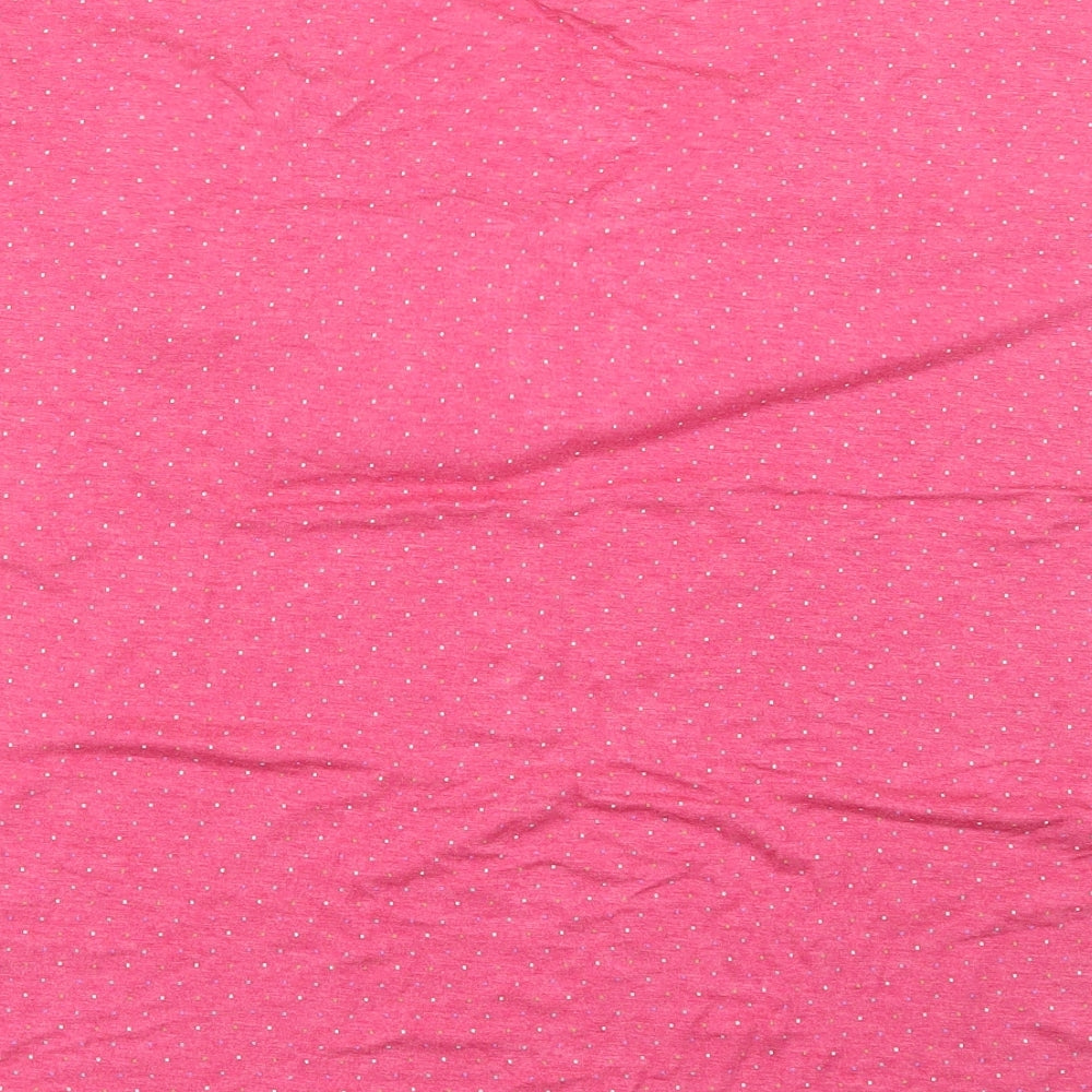 Moshulu Womens Pink Polka Dot  Top Pyjama Top Size 12