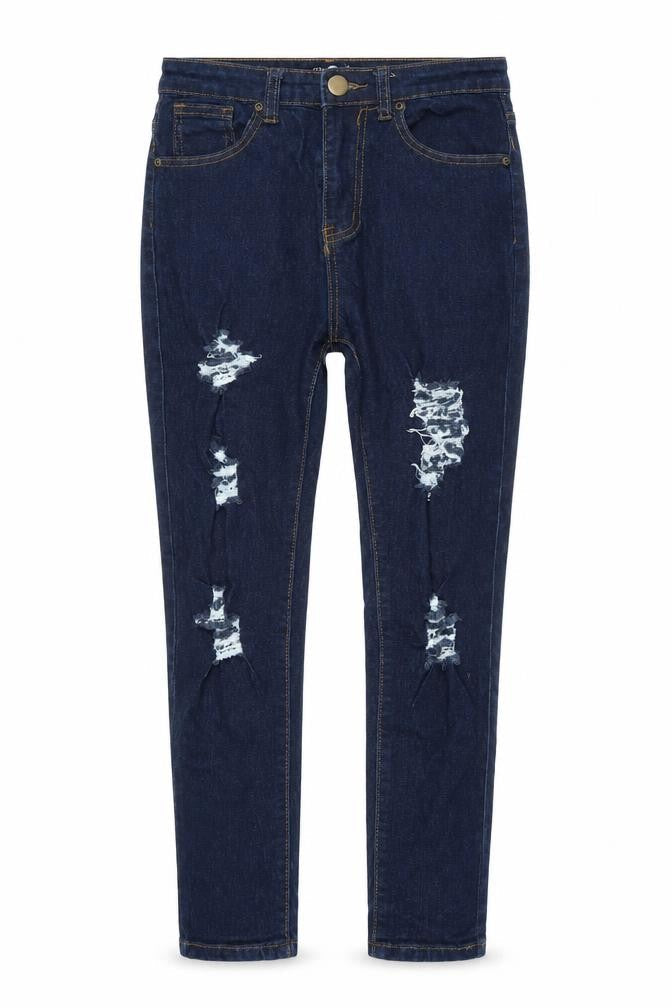 Boohoo Womens Blue  Denim Skinny Jeans Size 8 L26 in
