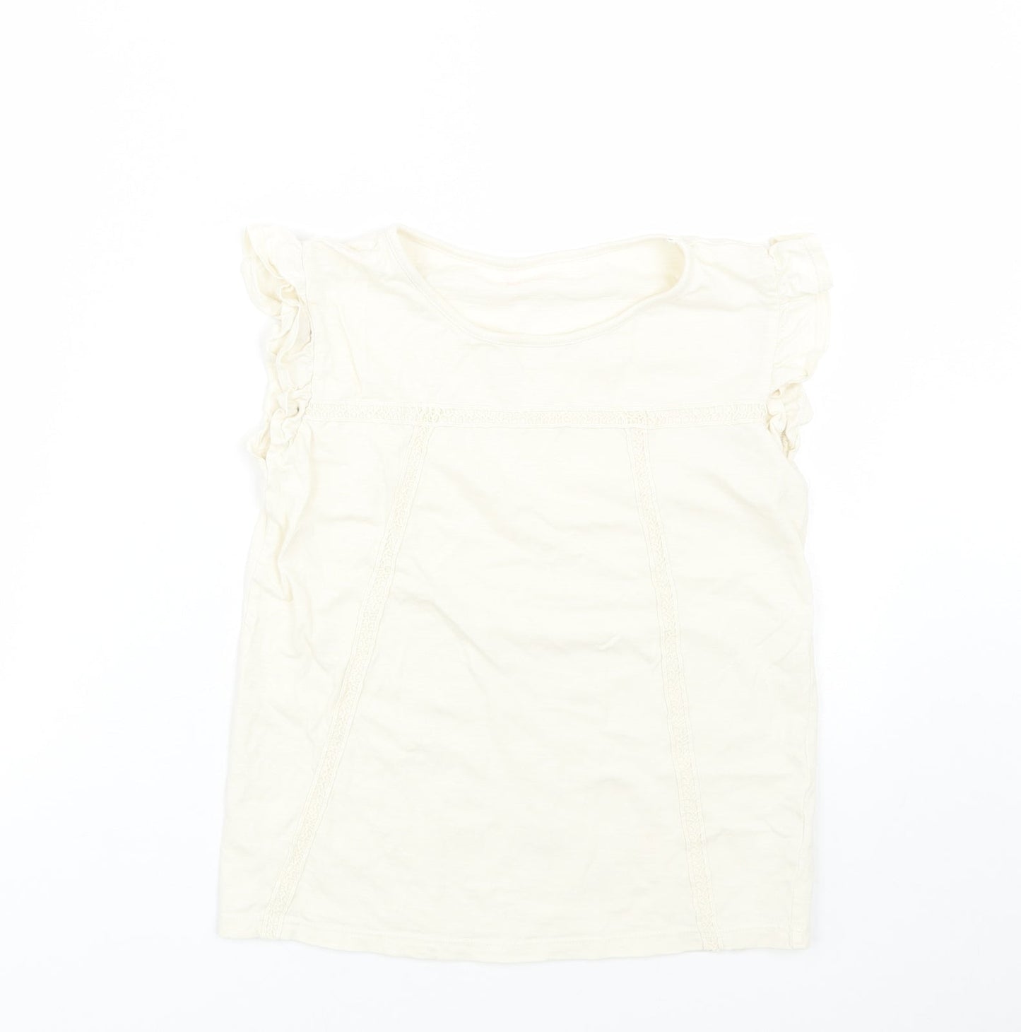 TU Girls Beige   Basic T-Shirt Size 10 Years