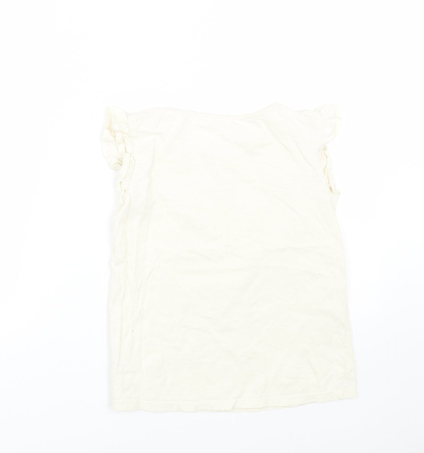 TU Girls Beige   Basic T-Shirt Size 10 Years